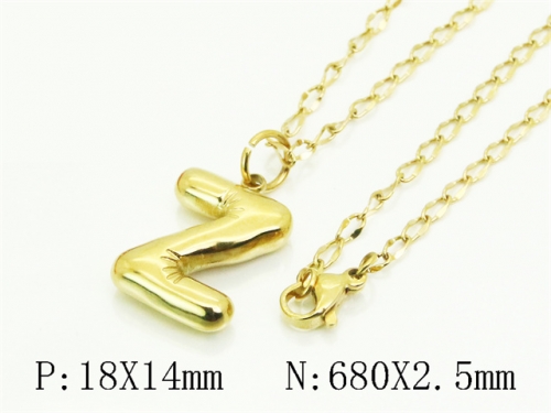 HY Wholesale Stainless Steel 316L Jewelry Popular Necklaces-HY32N0866ZLL