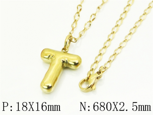 HY Wholesale Stainless Steel 316L Jewelry Popular Necklaces-HY32N0860TLL