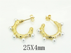 HY Wholesale Earrings 316L Stainless Steel Fashion Earrings Jewelry-HY09E0192OR