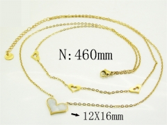 HY Wholesale Stainless Steel 316L Jewelry Popular Necklaces-HY32N0812HAA