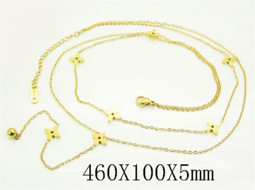 HY Wholesale Stainless Steel 316L Jewelry Popular Necklaces-HY09N1465HJF