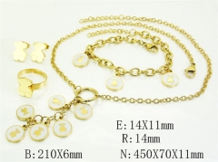 HY Wholesale Jewelry Set 316L Stainless Steel jewelry Set Fashion Jewelry-HY50S0709ILV