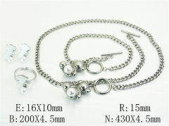 HY Wholesale Jewelry Set 316L Stainless Steel jewelry Set Fashion Jewelry-HY50S0694IMQ