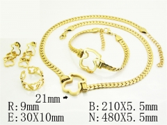 HY Wholesale Jewelry Set 316L Stainless Steel jewelry Set Fashion Jewelry-HY50S0680IOD