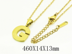 HY Wholesale Stainless Steel 316L Jewelry Popular Necklaces-HY32N0821KG