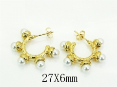 HY Wholesale Earrings 316L Stainless Steel Fashion Earrings Jewelry-HY09E0193OF