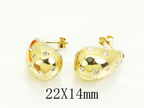 HY Wholesale Earrings 316L Stainless Steel Fashion Earrings Jewelry-HY09E0292OW