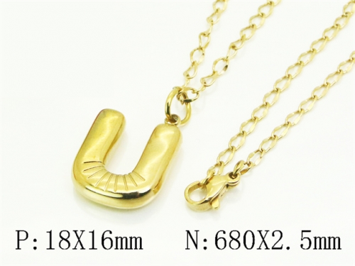 HY Wholesale Stainless Steel 316L Jewelry Popular Necklaces-HY32N0861HYLL