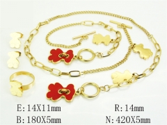 HY Wholesale Jewelry Set 316L Stainless Steel jewelry Set Fashion Jewelry-HY50S0706ILD