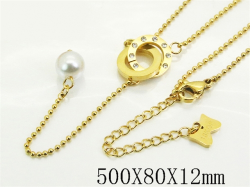 HY Wholesale Stainless Steel 316L Jewelry Popular Necklaces-HY09N1476PD