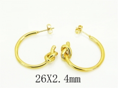 HY Wholesale Earrings 316L Stainless Steel Fashion Earrings Jewelry-HY09E0191WML