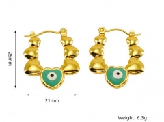 HY Wholesale Jewelry Earrings 316L Stainless Steel Earrings Jewelry-HY0082E0008