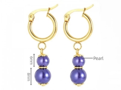 HY Wholesale Jewelry Earrings 316L Stainless Steel Earrings Jewelry-HY0082E0656