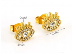 HY Wholesale Jewelry Earrings 316L Stainless Steel Earrings Jewelry-HY0082E0242