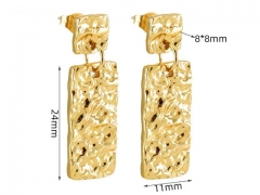 HY Wholesale Jewelry Earrings 316L Stainless Steel Earrings Jewelry-HY0082E0750