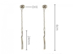 HY Wholesale Jewelry Earrings 316L Stainless Steel Earrings Jewelry-HY0082E0250