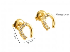 HY Wholesale Jewelry Earrings 316L Stainless Steel Earrings Jewelry-HY0082E0358