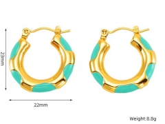 HY Wholesale Jewelry Earrings 316L Stainless Steel Earrings Jewelry-HY0082E0128