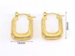 HY Wholesale Jewelry Earrings 316L Stainless Steel Earrings Jewelry-HY0082E0754