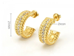 HY Wholesale Jewelry Earrings 316L Stainless Steel Earrings Jewelry-HY0082E0527