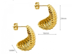 HY Wholesale Jewelry Earrings 316L Stainless Steel Earrings Jewelry-HY0082E0226