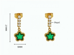 HY Wholesale Jewelry Earrings 316L Stainless Steel Earrings Jewelry-HY0082E0591