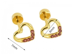 HY Wholesale Jewelry Earrings 316L Stainless Steel Earrings Jewelry-HY0082E0116