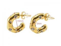 HY Wholesale Jewelry Earrings 316L Stainless Steel Earrings Jewelry-HY0082E0262