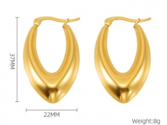 HY Wholesale Jewelry Earrings 316L Stainless Steel Earrings Jewelry-HY0082E0011