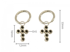 HY Wholesale Jewelry Earrings 316L Stainless Steel Earrings Jewelry-HY0082E0606