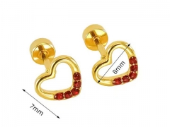 HY Wholesale Jewelry Earrings 316L Stainless Steel Earrings Jewelry-HY0082E0117