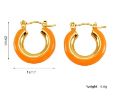 HY Wholesale Jewelry Earrings 316L Stainless Steel Earrings Jewelry-HY0082E0125