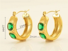 HY Wholesale Jewelry Earrings 316L Stainless Steel Earrings Jewelry-HY0082E0449