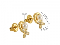 HY Wholesale Jewelry Earrings 316L Stainless Steel Earrings Jewelry-HY0082E0357