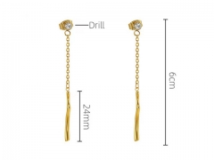 HY Wholesale Jewelry Earrings 316L Stainless Steel Earrings Jewelry-HY0082E0616