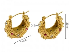 HY Wholesale Jewelry Earrings 316L Stainless Steel Earrings Jewelry-HY0082E0099