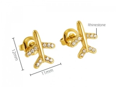 HY Wholesale Jewelry Earrings 316L Stainless Steel Earrings Jewelry-HY0082E0359