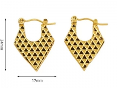 HY Wholesale Jewelry Earrings 316L Stainless Steel Earrings Jewelry-HY0082E0003