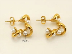 HY Wholesale Jewelry Earrings 316L Stainless Steel Earrings Jewelry-HY0082E0123