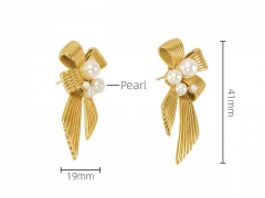 HY Wholesale Jewelry Earrings 316L Stainless Steel Earrings Jewelry-HY0082E0220