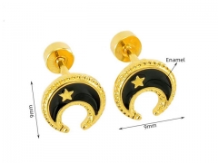 HY Wholesale Jewelry Earrings 316L Stainless Steel Earrings Jewelry-HY0082E0475