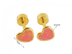 HY Wholesale Jewelry Earrings 316L Stainless Steel Earrings Jewelry-HY0082E0560