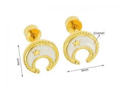 HY Wholesale Jewelry Earrings 316L Stainless Steel Earrings Jewelry-HY0082E0474