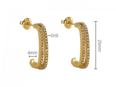 HY Wholesale Jewelry Earrings 316L Stainless Steel Earrings Jewelry-HY0082E0611