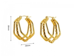 HY Wholesale Jewelry Earrings 316L Stainless Steel Earrings Jewelry-HY0082E0740