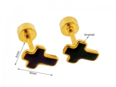 HY Wholesale Jewelry Earrings 316L Stainless Steel Earrings Jewelry-HY0082E0312