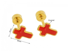 HY Wholesale Jewelry Earrings 316L Stainless Steel Earrings Jewelry-HY0082E0311