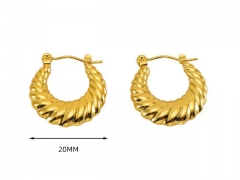 HY Wholesale Jewelry Earrings 316L Stainless Steel Earrings Jewelry-HY0082E0732