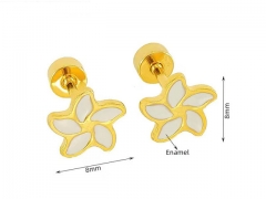 HY Wholesale Jewelry Earrings 316L Stainless Steel Earrings Jewelry-HY0082E0561