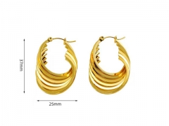 HY Wholesale Jewelry Earrings 316L Stainless Steel Earrings Jewelry-HY0082E0743